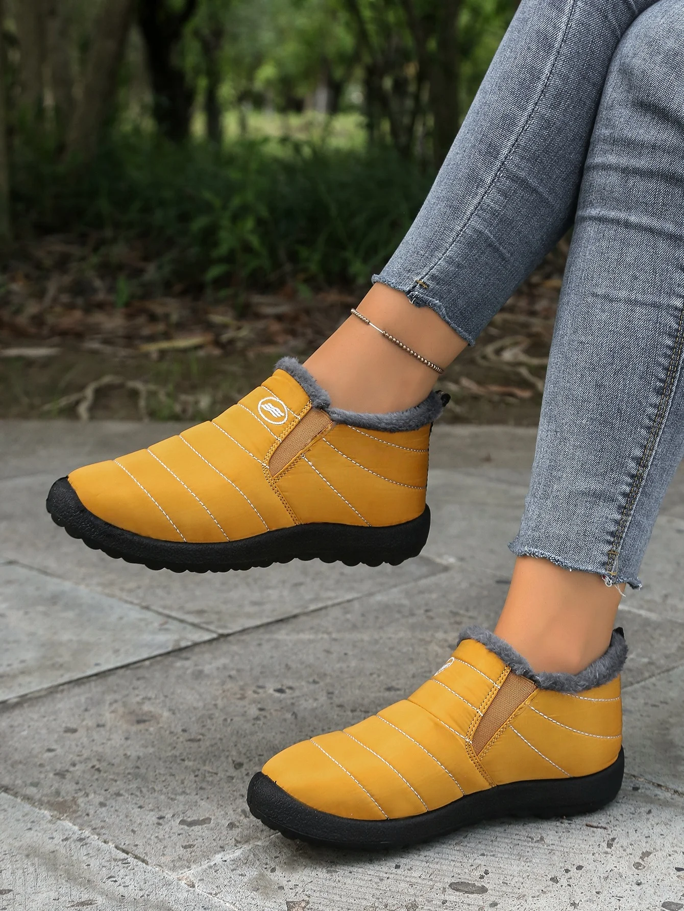 Damen-Winterstiefel 2025: Neue wasserdichte Plüsch-Schneestiefel für Damen – Warmhaltend, im Angebot mit kostenlosem Versand – Detail 13
