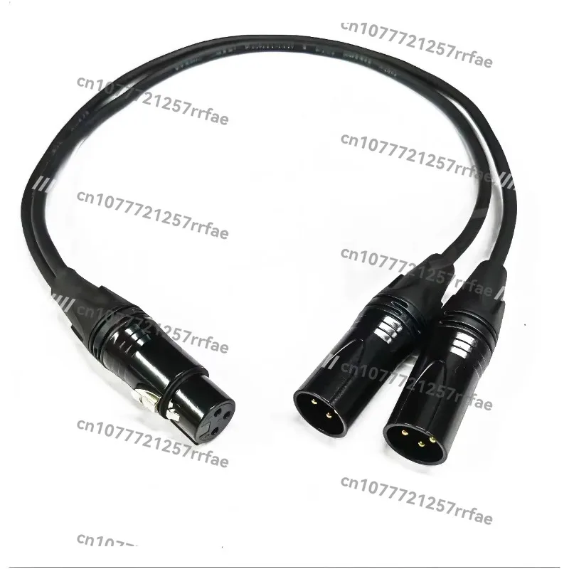 1M XLR 3-pin male to XLR 3-pin female cable XLR 3-pin Y-splitter cable