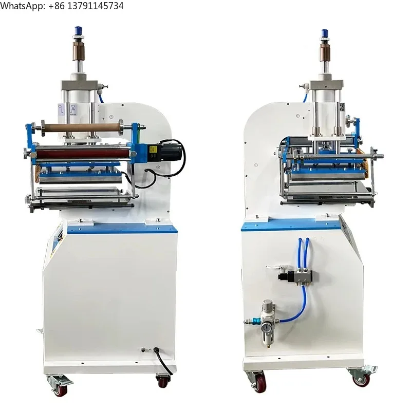 High Efficiency Automatic Letterpress Hot Stamping Machine for Textile Leather 3D Gold Foil Printing Logo Label in Metal