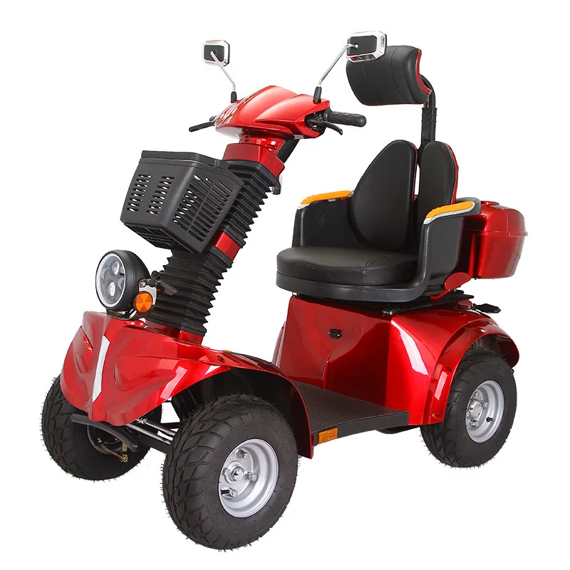 

Four-wheeled electric scooter for the elderly home leisure and comfort battery car