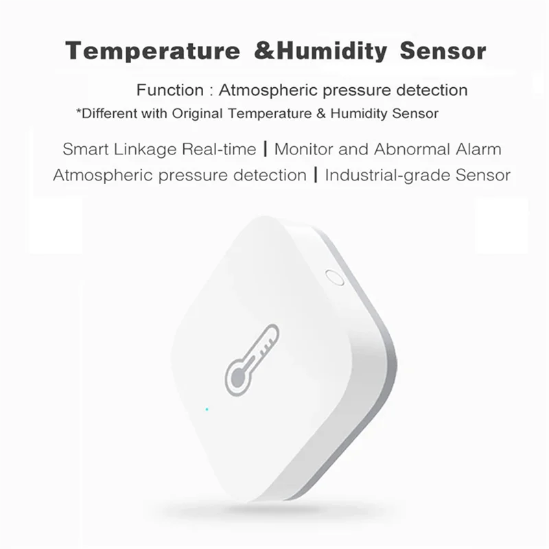 ABJF-2X Temperature Humidity Sensor Zigbee Smart Air Pressure Environment Sensor Smart Home For Mi Home APP