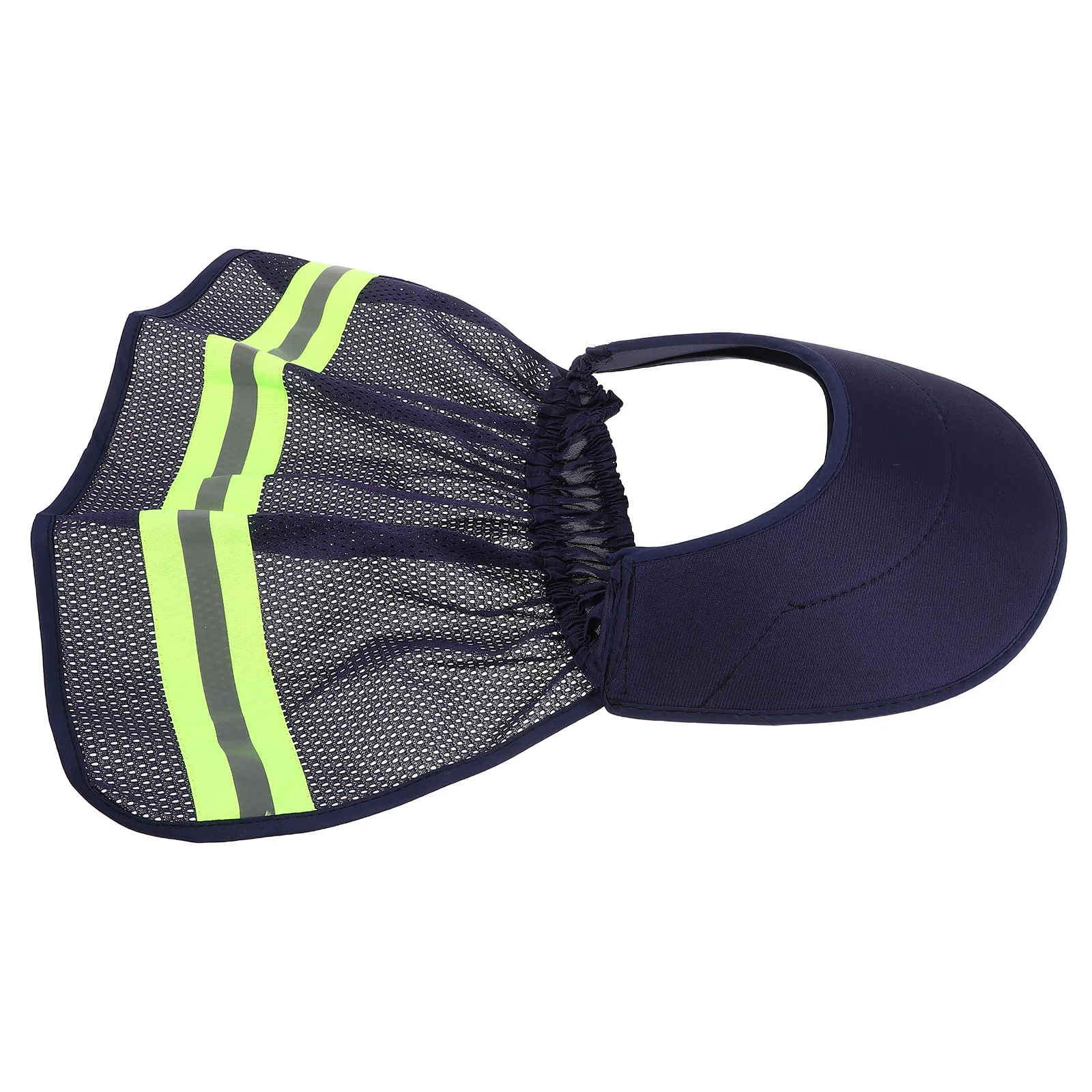 

High Visibility Hard Hat Sunshade Brim Lightweight Mesh Neck Sun Visor For Workers Detach Sun Protection