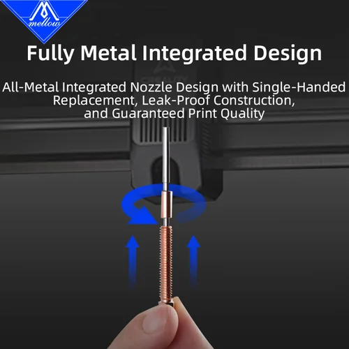 Imagen 2 del producto Boquilla Mellow GHC K2 Plus, boquilla de acero endurecido de alto flujo, revestimiento DLC para accesorios de impresora 3D Creality K2 Plus