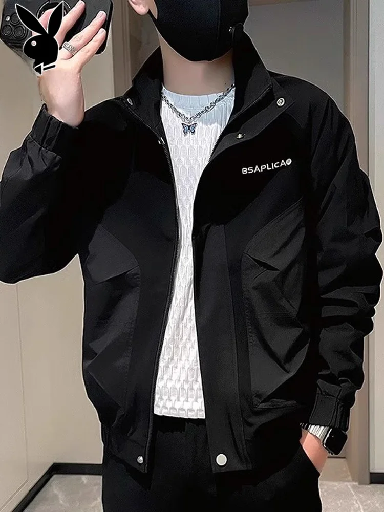

Men's Casual Bla Jaet Spring 2026 Trendy Loose Fit Zipper Decorated Polyester/Nylon Cosite Fiber Antioxidant