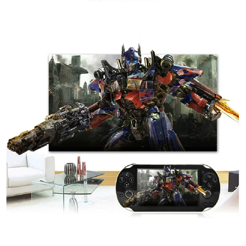 4.3 Inch Game Console for PSP Game Console Classic Dual-Shake Game Console 8G Built-in 10,000 Games 8/16/32/64/128 Bit Games