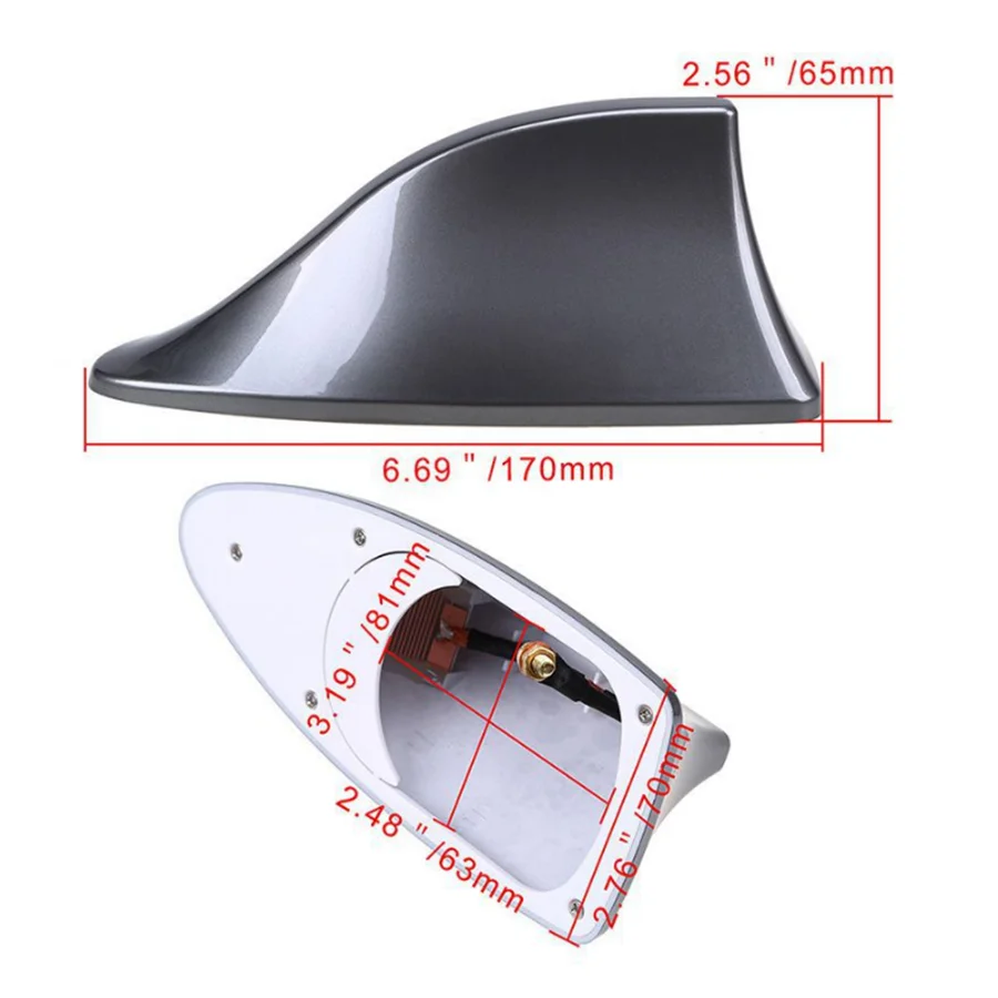 Antena de Aleta de Tiburón para Coche, Antena de Techo para Radio de Coche, Señal de Radio para Nissan NISSAN LIVINA MARCH X-TRAIL TIIDA