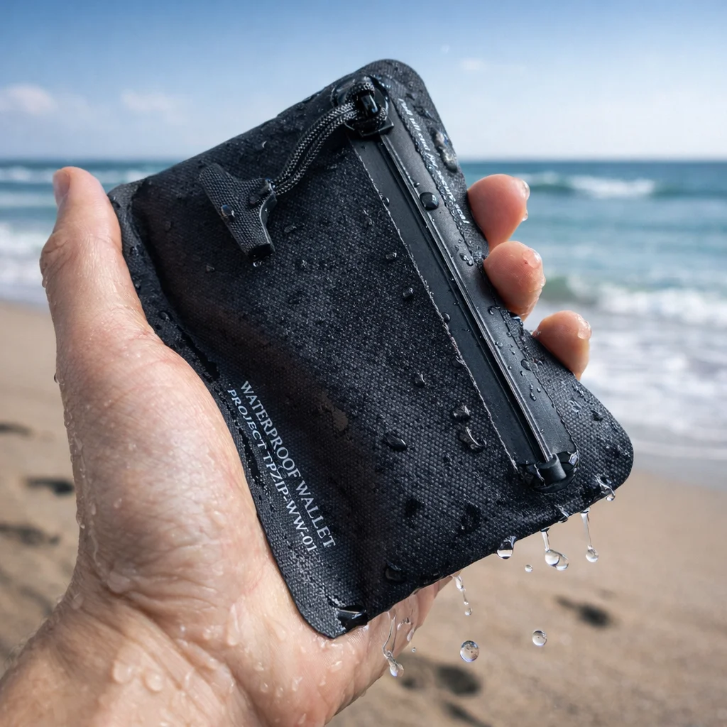 Waterproof IPX8 Swimming Diving Wallet Card Holder Outdoor Car Key Data Cable Earphone Portable Storage Bag Leisure Simple Style