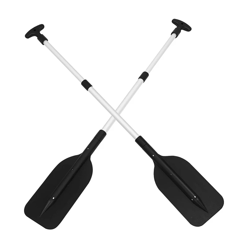 2 Stuks Peddels Telescoping Plastic Boot Peddel Inklapbare Roeispaan Voor Kajak Jetski En Kano Veiligheid Boot Accessoires