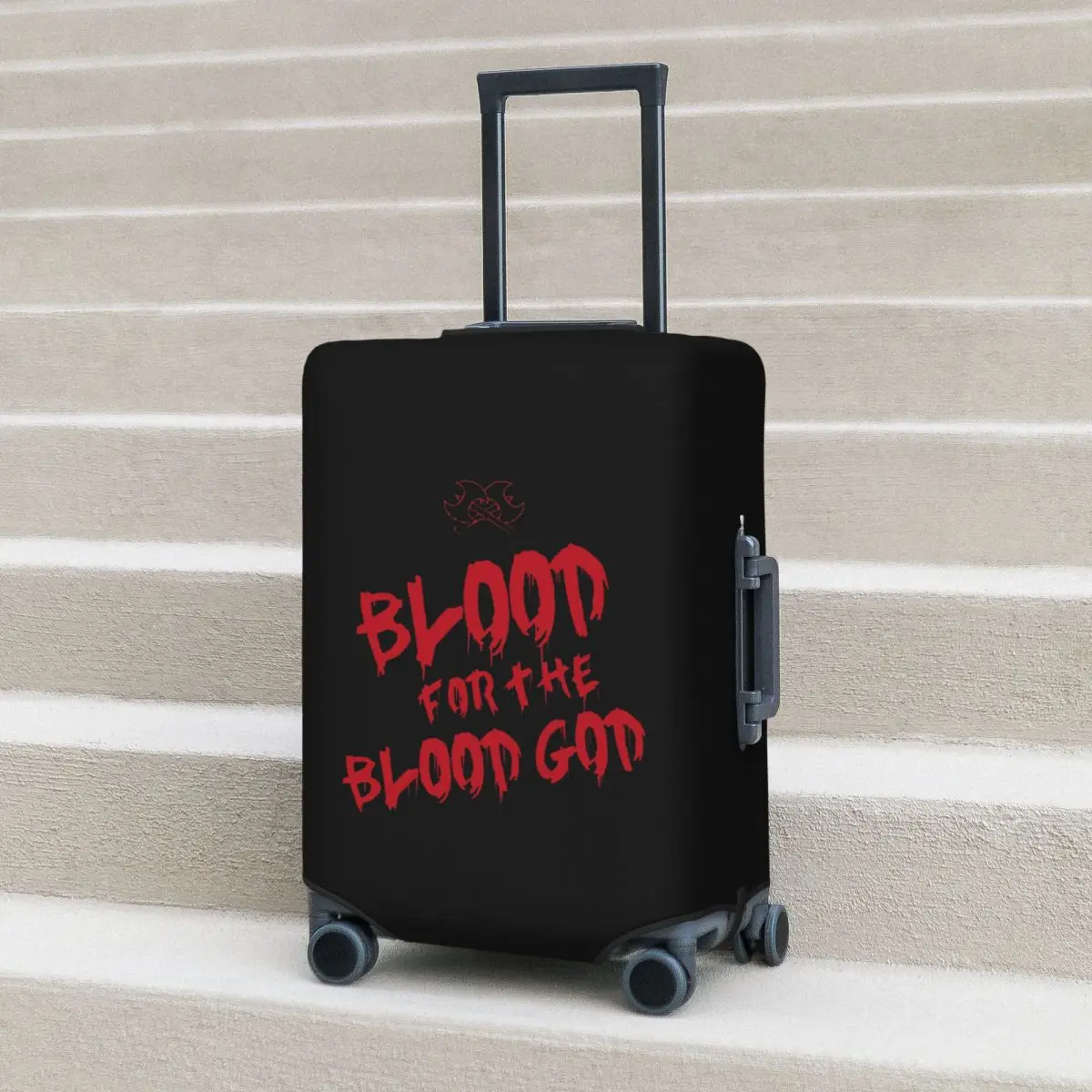 

Khorne Chaos God Graffetti Blood The Blood God Fantasy Version Suitcase Cover Protection Elastic Travel Luggage Protector Covers