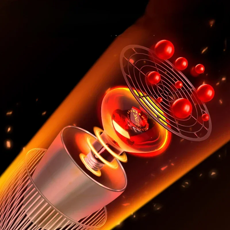 جهاز العلاج الطبيعي بالأشعة تحت الحمراء مصباح التدفئة الكهربائية المنزلية جهاز العلاج بالموجات الكهرومغناطيسية الطبية مصباح كهربائي خاص
