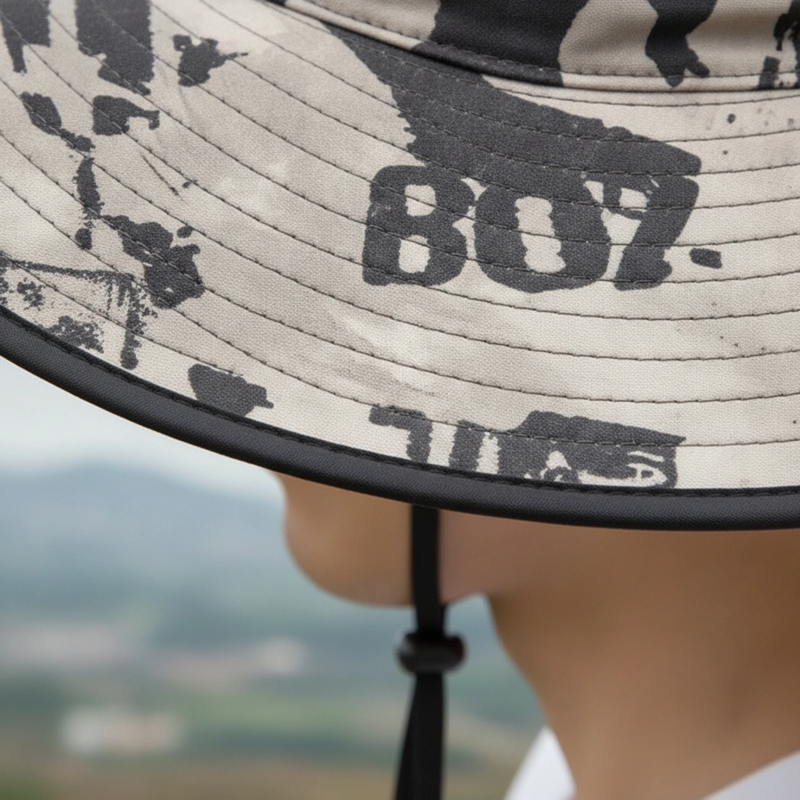 Wide Brim Sun Hat with Fan USB Rechargeable Sun Hat with Fan Cooling Ventilated for Anglers, Fishing, Hiking