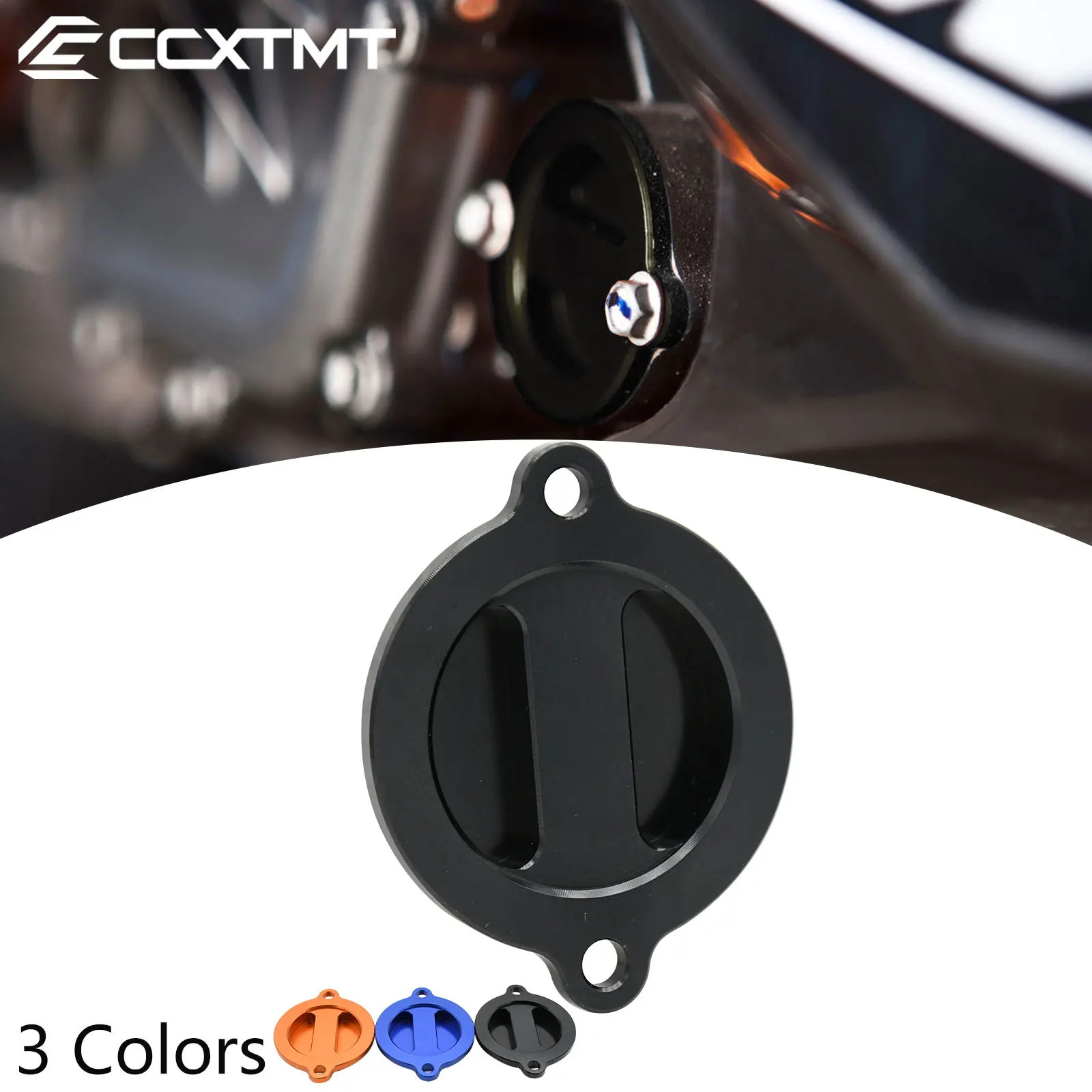 

CNC Oil Filter Cover Cap Oil Cap For KTM Duke 125 200 390 1050 1090 1190 1290 Super Adventure R S T 690 SUPERMOTO R SMC 790 890