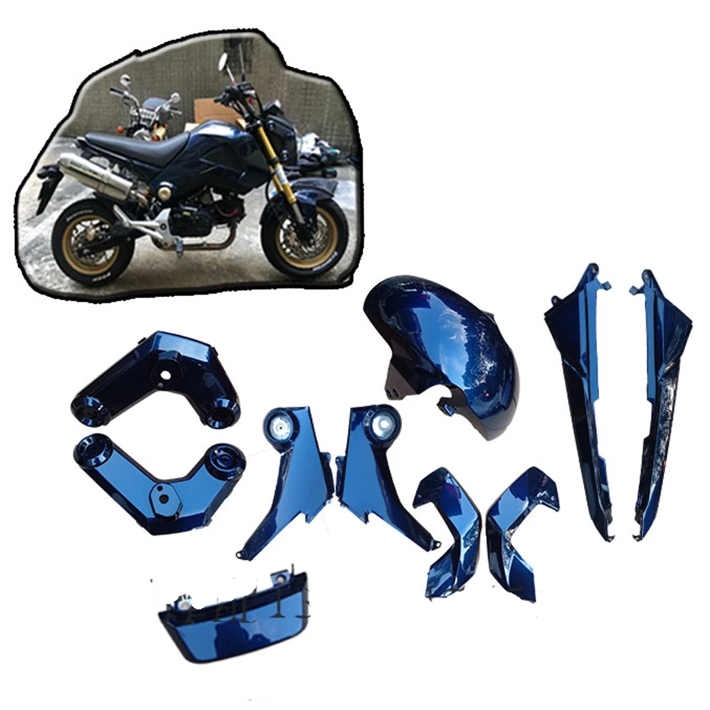 Motorcycle fender cover MSX125 M3 fairing kit assembly Cover For HONDA MSX MSX125 GROM125 SF FAIRING SET CANDY GLOSS CUSTOM COLO