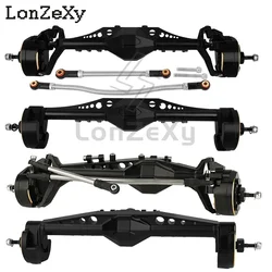 Upgraded Heavy Duty Brass + Metal Front Rear Portal Axles for 1/10 RC Axial Capra 1.9 Unlimited Trail Buggy UTB Currie F9 Parts