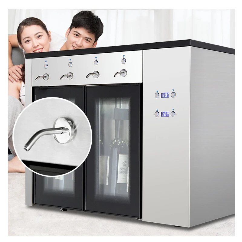 

Диспенсер для красного вина на 4 бутылки, охладитель для вина для бара