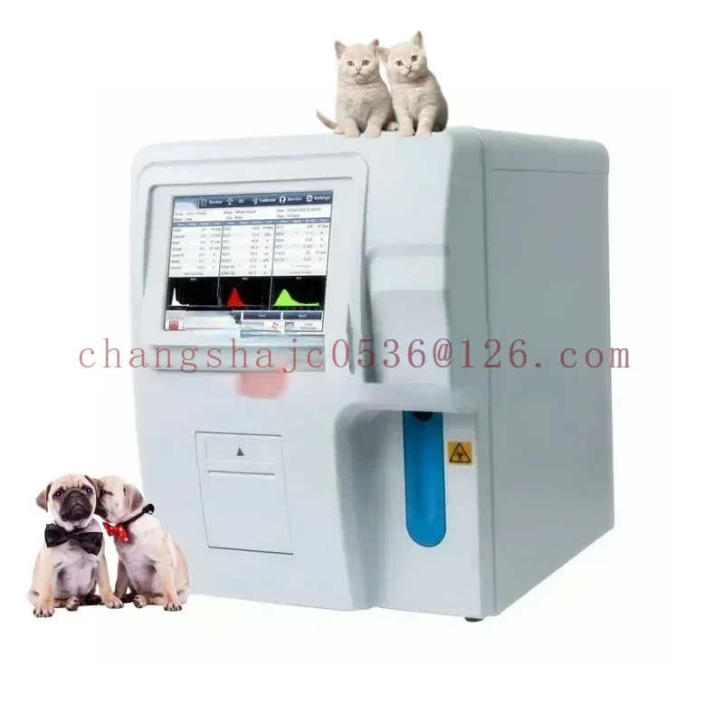 3차 차동 자동 혈구계 - 수의사 동물 혈액학 분석용 완전 자동 CBC 기계 - 최고의 제품
