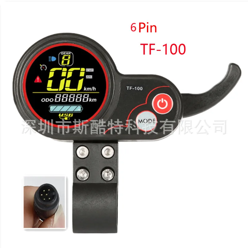 6-Pin meter controller TF-100 six-pin meter, electric scooter kugoo M4 meter