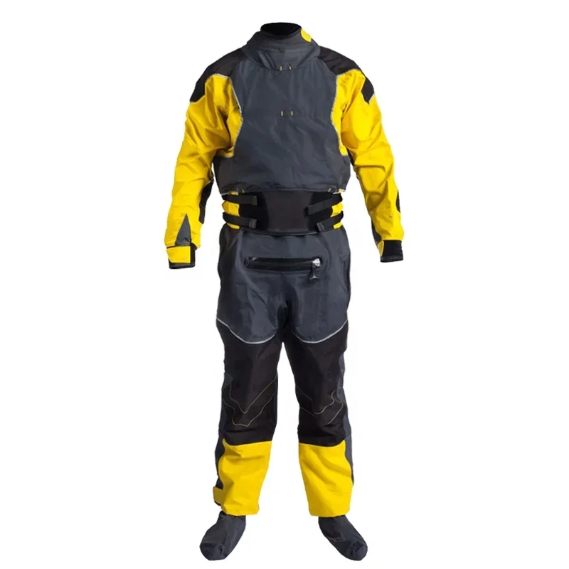 3 Layer Waterproof Breathable Freediving Drysuit Kayak for For Men Expedition Paddling Fishing Rafting Dry Suit