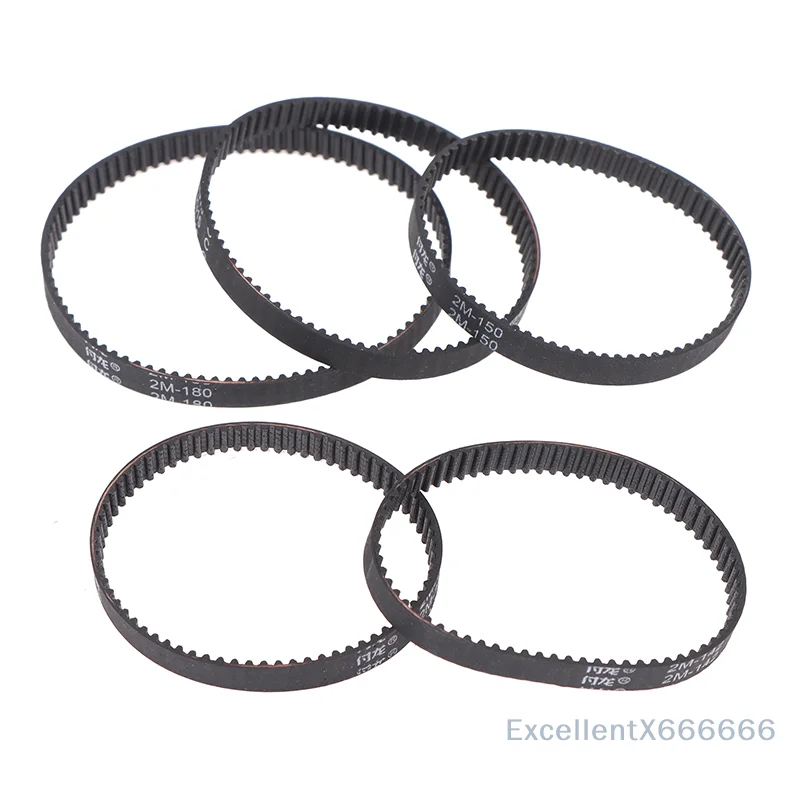 2pcs 140 142 150 160 180mm Width 6mm Synchronous Conveyor Spare Part For Vaccum Cleaner Timing Drive Belt 2GT/2M Perimeter