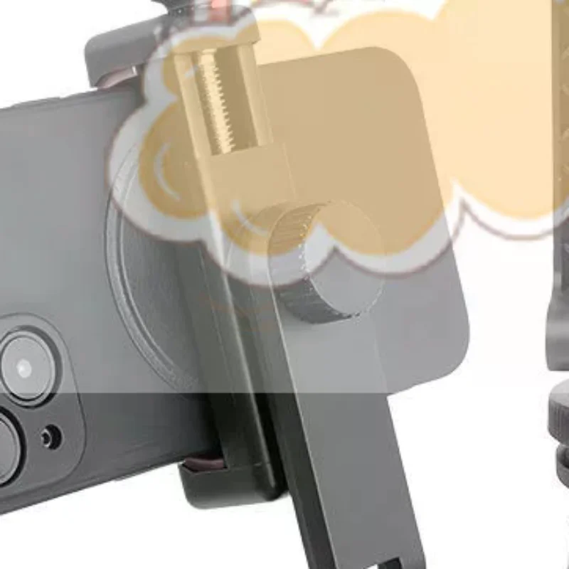 1Pcs Smartphone Clip Holder Tripod Phone Mount With 1/4 Inch Screw For Mobile Cellphone Recording Clamp Support