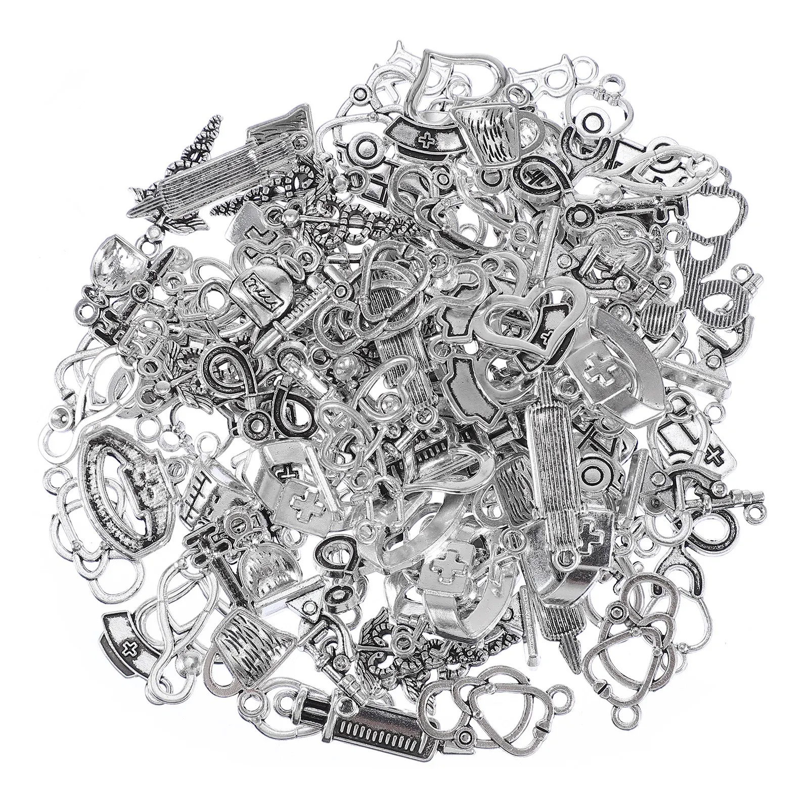 

112Pcs Alloy Jewelry Charms Medical Equipment Pendant DIY Bracelet Necklace Earrings Craft Accessories Jewelry Making Pendants