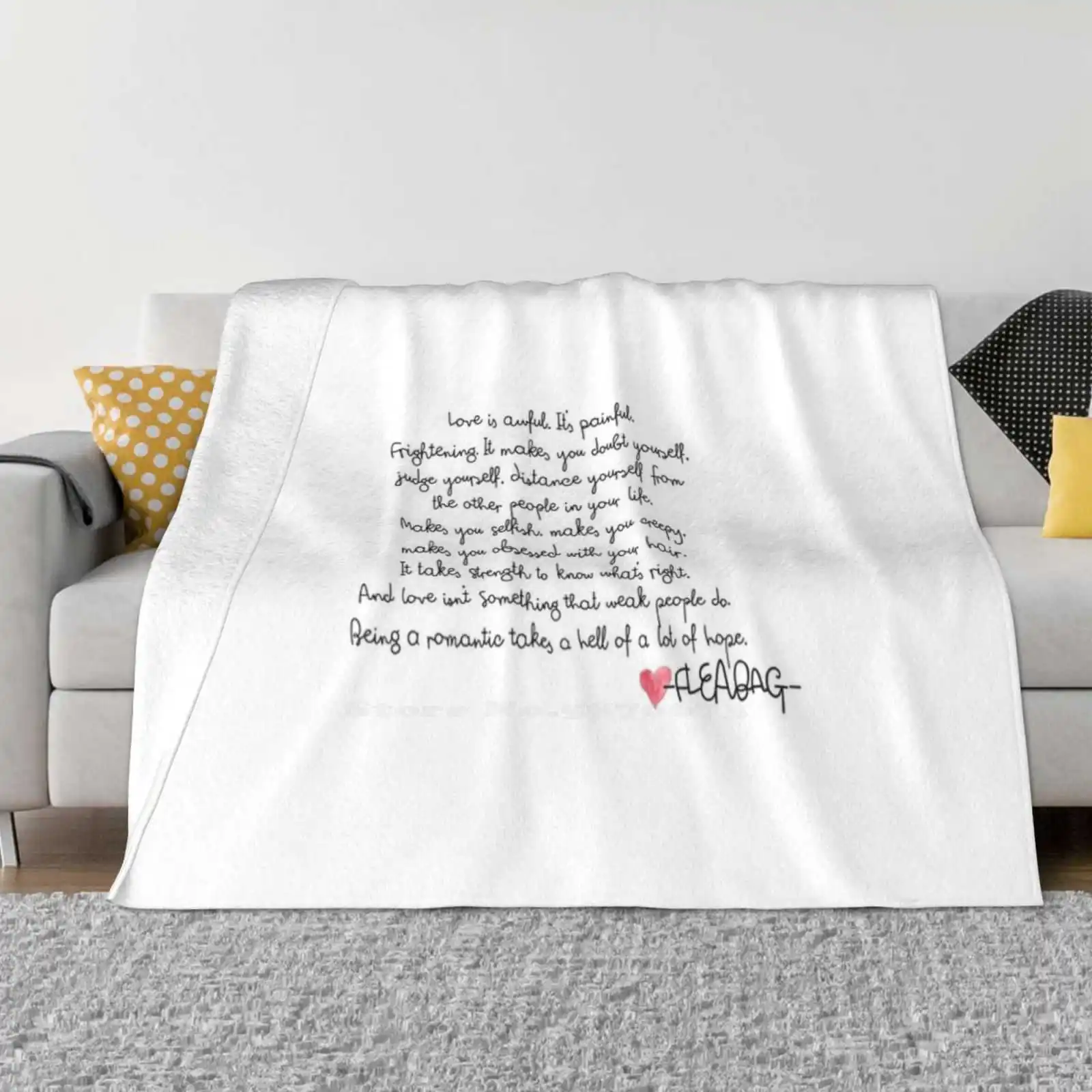 Fleabag Quote 10 Trend Style Funny Fashion Soft Throw Blanket Fleabag Quote Phoebe Waller Bridge Comedy Andrew