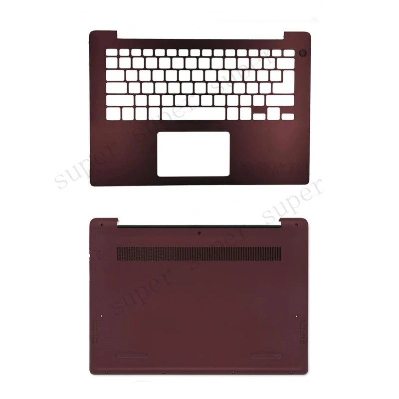 

Новый верхний корпус (пальмрест) и нижняя крышка красного цвета для ноутбуков Dell Inspiron 14 5480, 5485, 5488