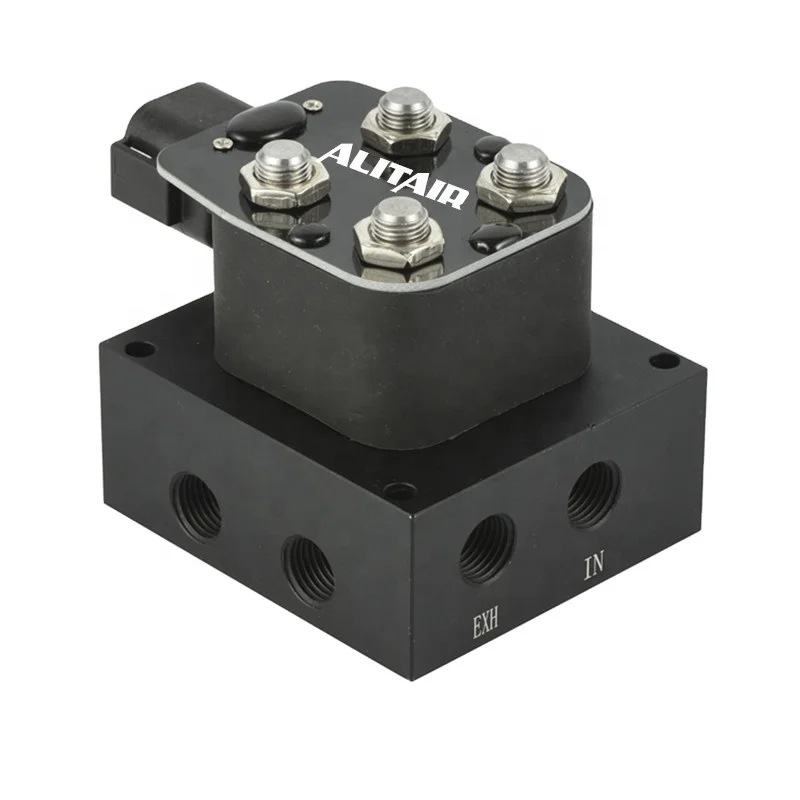 

3/8"NPT VU2 AlitAir 2-Corner Pneumatic Air Ride Lift Performance Custom Suspension Solenoid Valve for Auto Suspension System