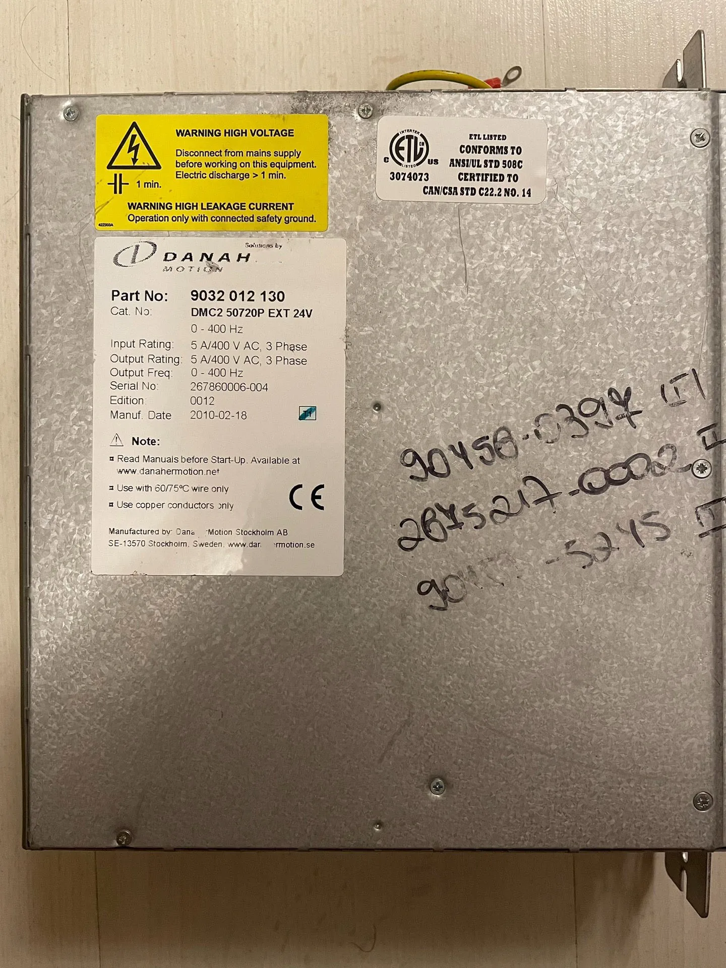 Сервопривод DMC2 50720P для Danaher DMC2 50720P
