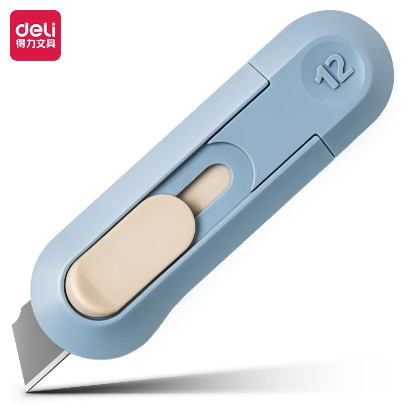 KHINSUN Draagbare papiersnijder Mini-snijmes 4-kleuren Envelop Box Opener Gemakkelijk mee te nemen Snijders Mes Briefpapier