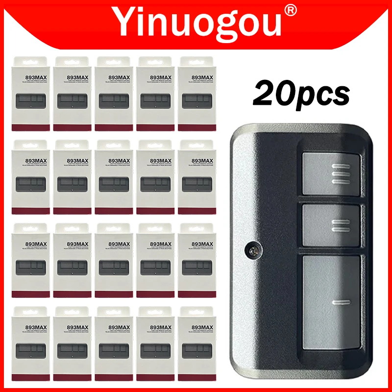 20 шт LiftMaster 893MAX 3 пуговица гаража дверной дверной затворы пульт дистанционного управления / для 890MAX 895MAX 893LM 953EV 371LM 373LM 971LM 973LM