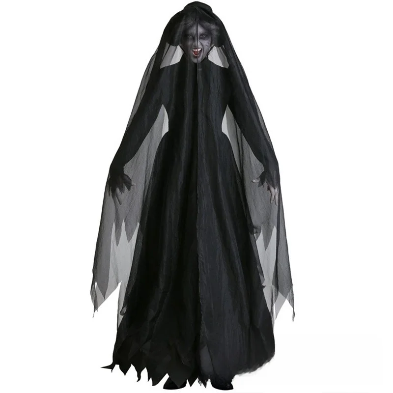 

Halloween Costume Ghost Bride Witch Game Suit Women's Traditional Ethnic Stage Costume Spring 2023 Collection