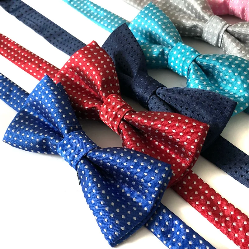 Kid Children Boy  Bow Tie  Polka Dot  Bowtie  Smooth Necktie Soft Butterfly Wedding Prom Party