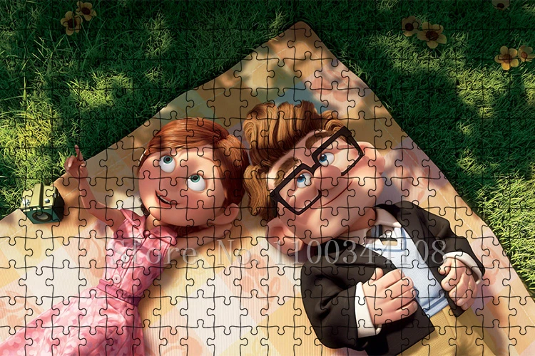 Disney Movies Up Jigsaw Puzzles for Adults Decompressing Toys Cartoom Anime Paper Puzzles Children Education Assemble Game Toy