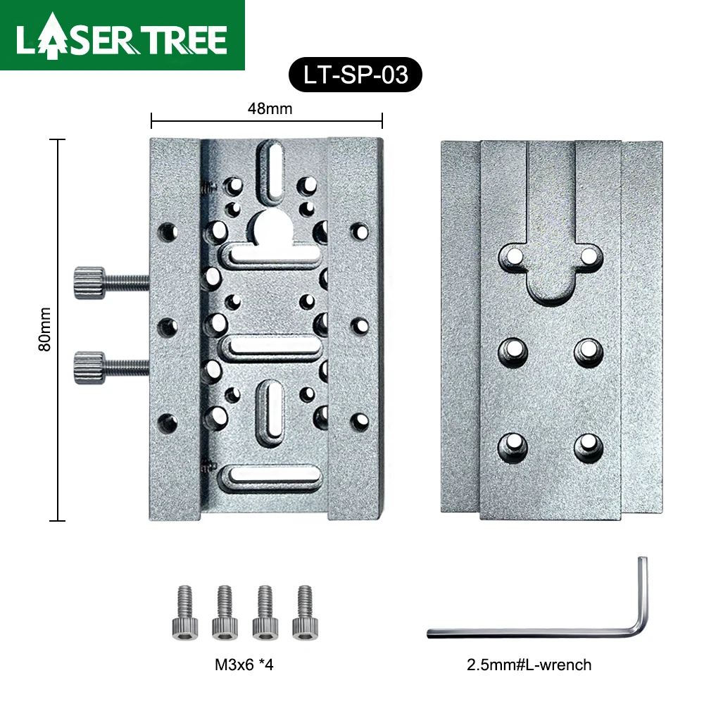 LASER TREE Sliding Plate Liftable Adjustable Module Holder for CNC Laser Engraving Machine Adjust Holder