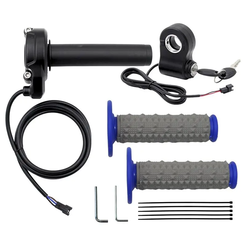 throttle-sensor-based-twist-grip-kit-with-key-lock-and-non-slip-grips-for-electric-for-off-road-motorcycles-bike