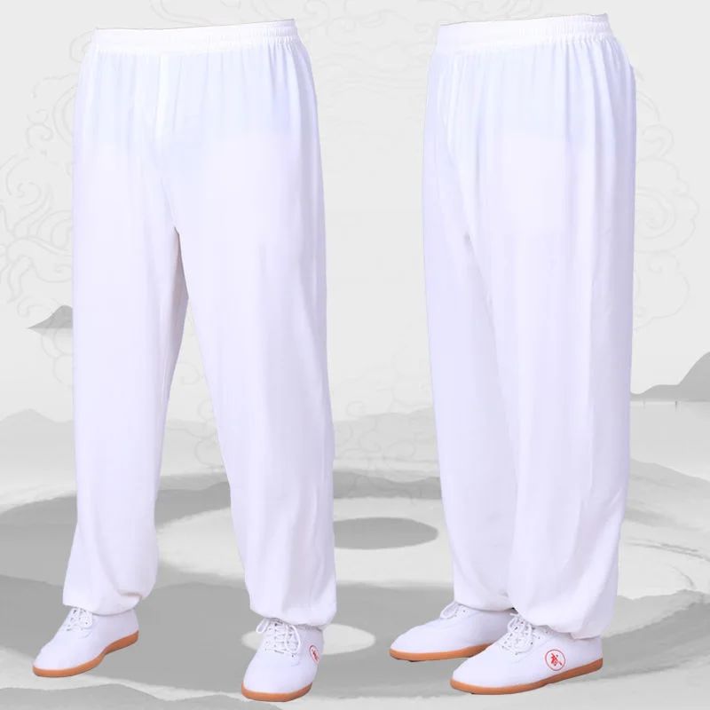 

Spring and summer Synthetic cotton tai chi pants kung fu bloomers both men and women