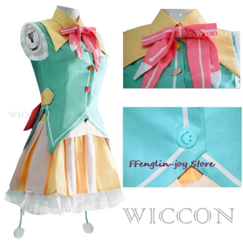 Kusanagi Nene Cosplay Costume Anime Project Sekai Colorful Stage Wonderlands × Showtime Princess Dress Wig Clothing Women Girls