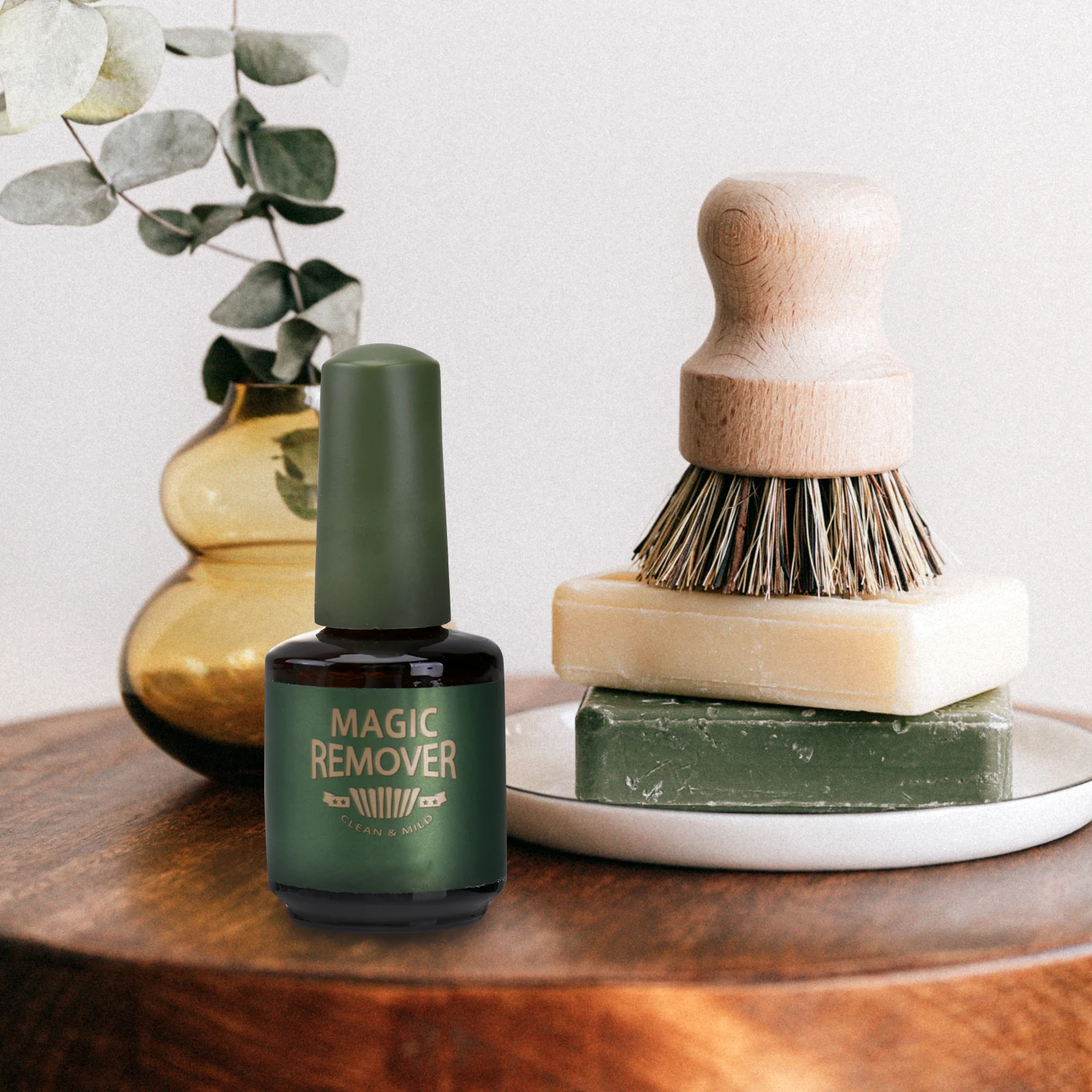 Soak Off Gel-Nagellackentferner, Nagelentferner mit Bürste für den schnellen Heimgebrauch, sicher für Nägel und Haut, mühelose Gelentfernung