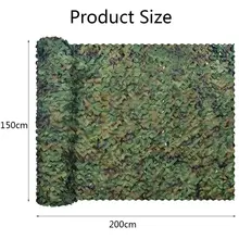 Camouflage Net Bulk Roll for Hunting Home Decor Paintball Bird Watching Camping Car Cover - Shade Net 4