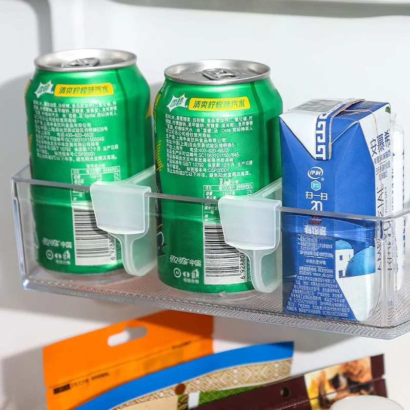 Household Refrigerator Divider Organizer Freely Adjustable Snap-type Compartment Clip Kitchen Cabinets Divider Clip