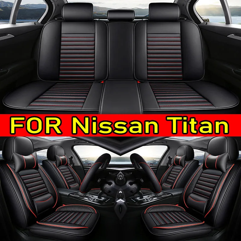 

Чехлы на автомобильные сиденья для NissanTitan водонепроницаемые и износостойкие, с высококачественным покрытием из искусственной кожи, как передние и задние сиденья.