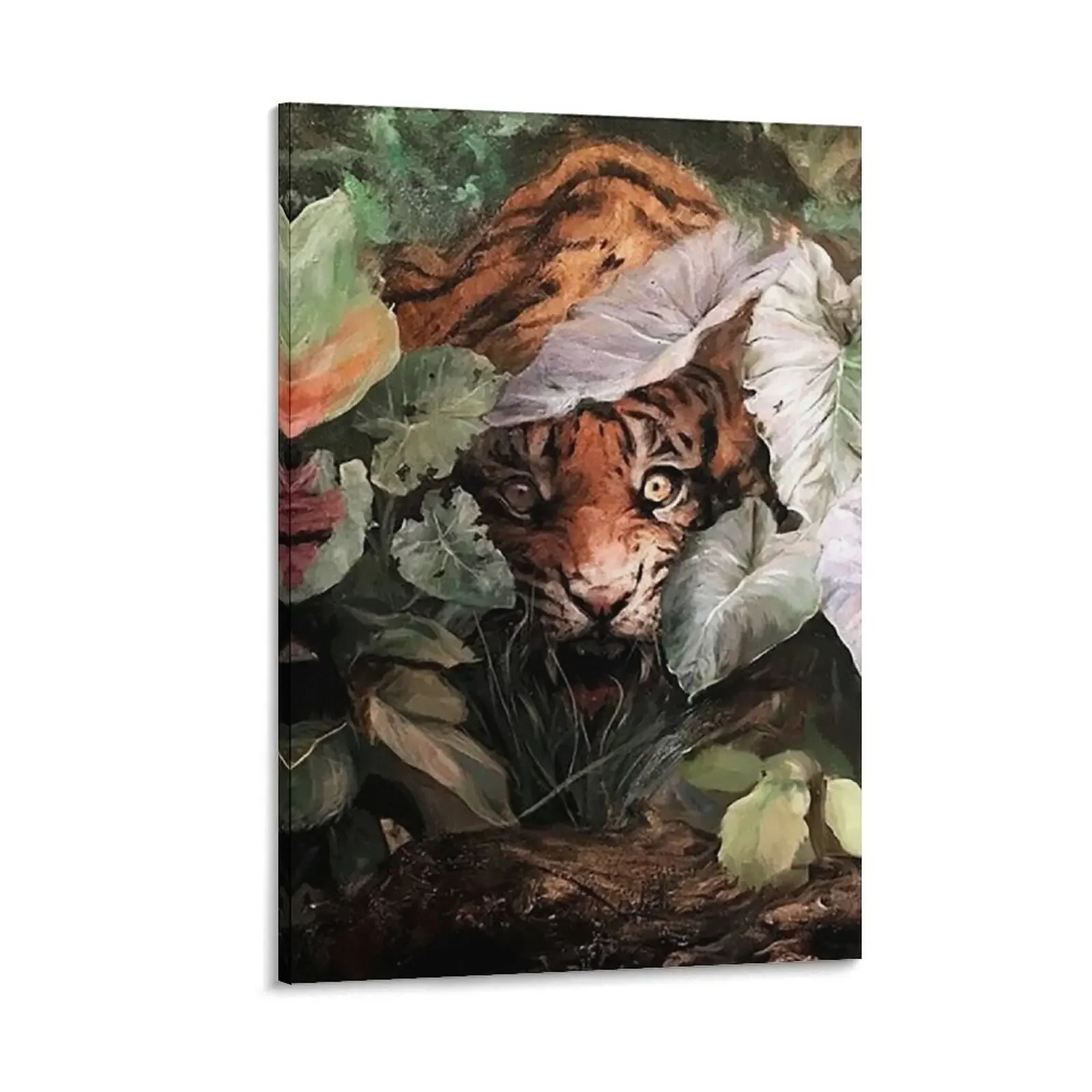 

Guillermo Lorca Garcia - Tiger in Forest Poster Canvas Painting room decoration decor poster anime