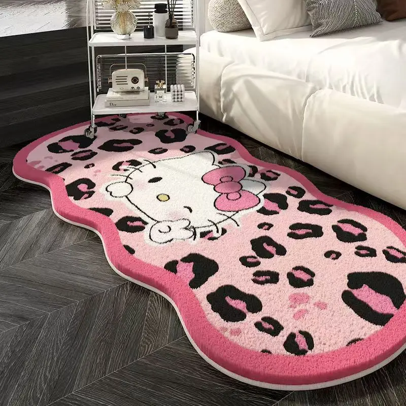 Anime Sanrio Hello Kitty Slaapkamer Raam Vlekbestendig Tapijt Thuis Woonkamer Bank Antislipmat Garderobe Mat meisje Geschenken