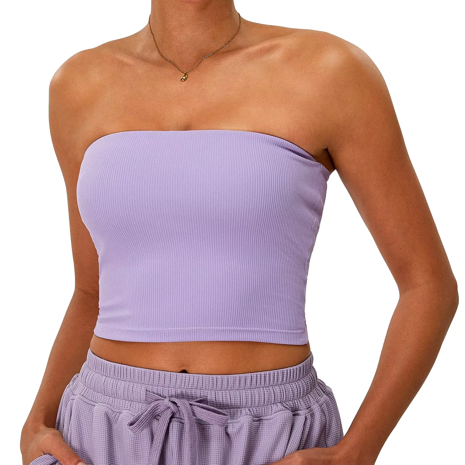 

Women High Support Removable Pads Breathable Four-Way Stretch Lightweight Quick Dry Sports Bra for Women-for Running