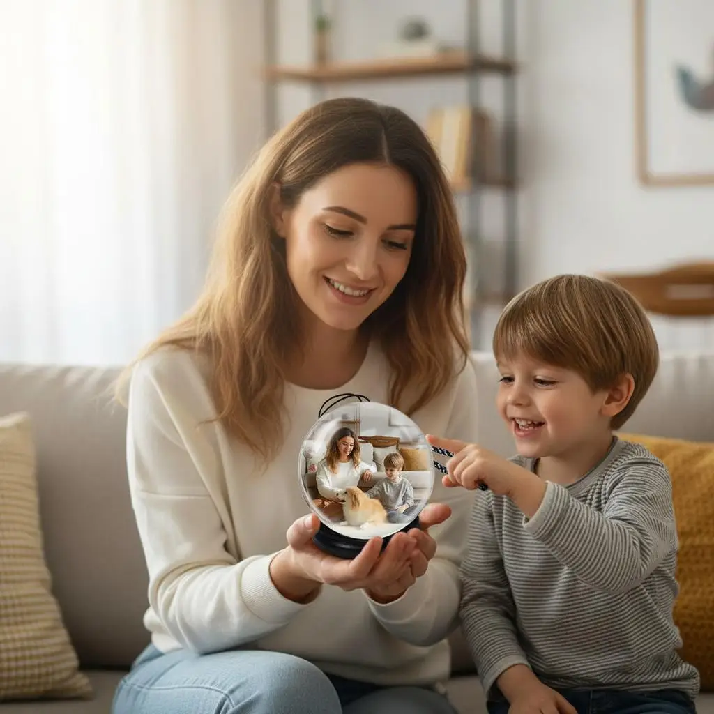 

3D Video Electronic Ball Audio Video Display Electronic Ball For Wedding/Anniversary For Family And Friends Electronic Ball