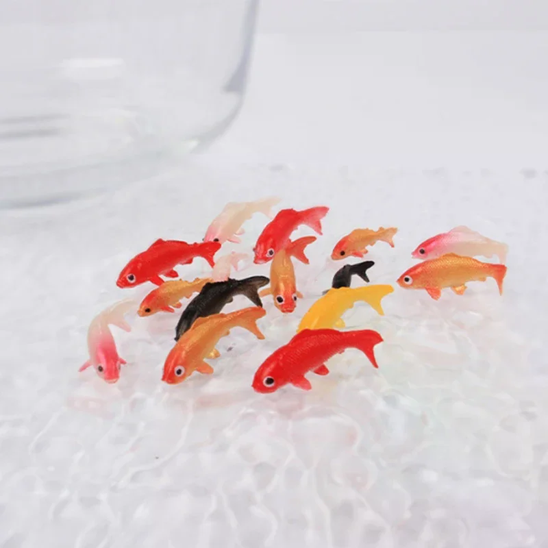1/12 Dollhouse Miniature Fish Model Simulation Animal Children's Toys For Doll House Decor Kids Pretend Play Toys Gift