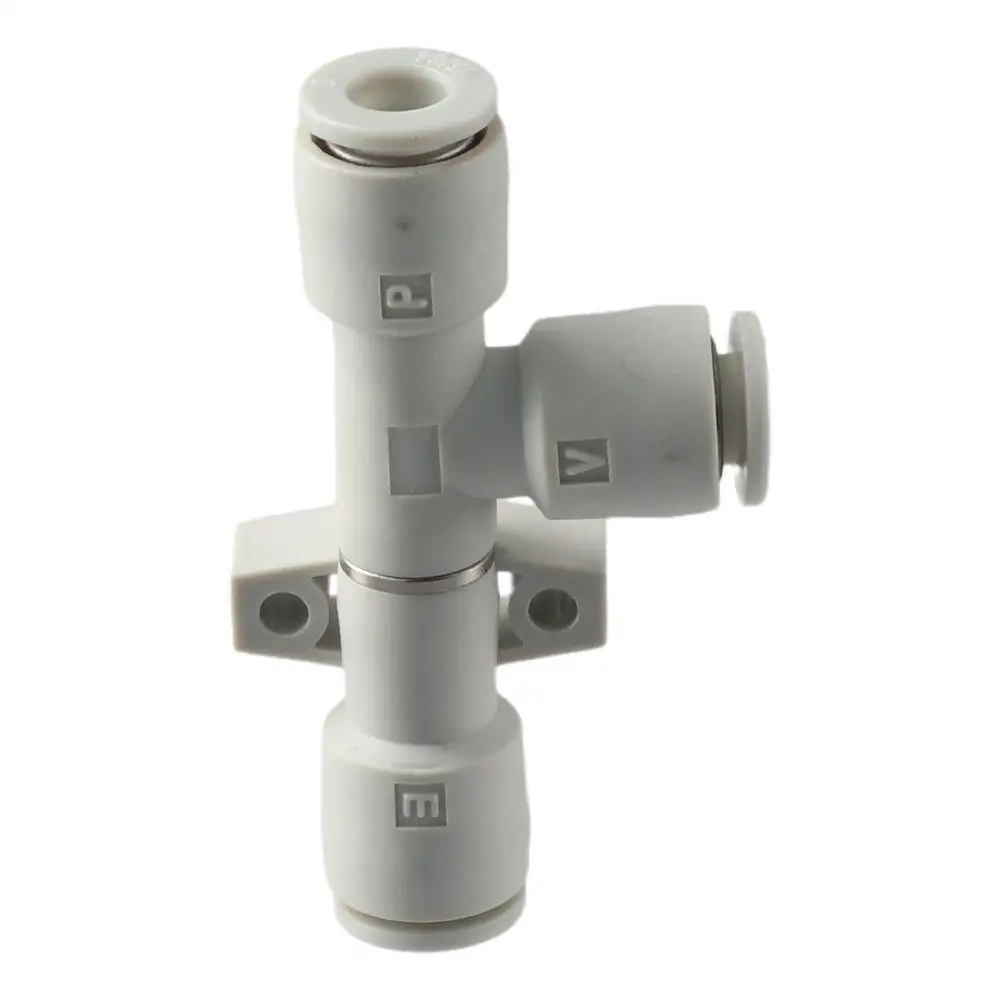 Plastic Push in On Air Vacuum Ejector Blue White ZH05DS-06-06-06 Vacuum Generator Aluminum