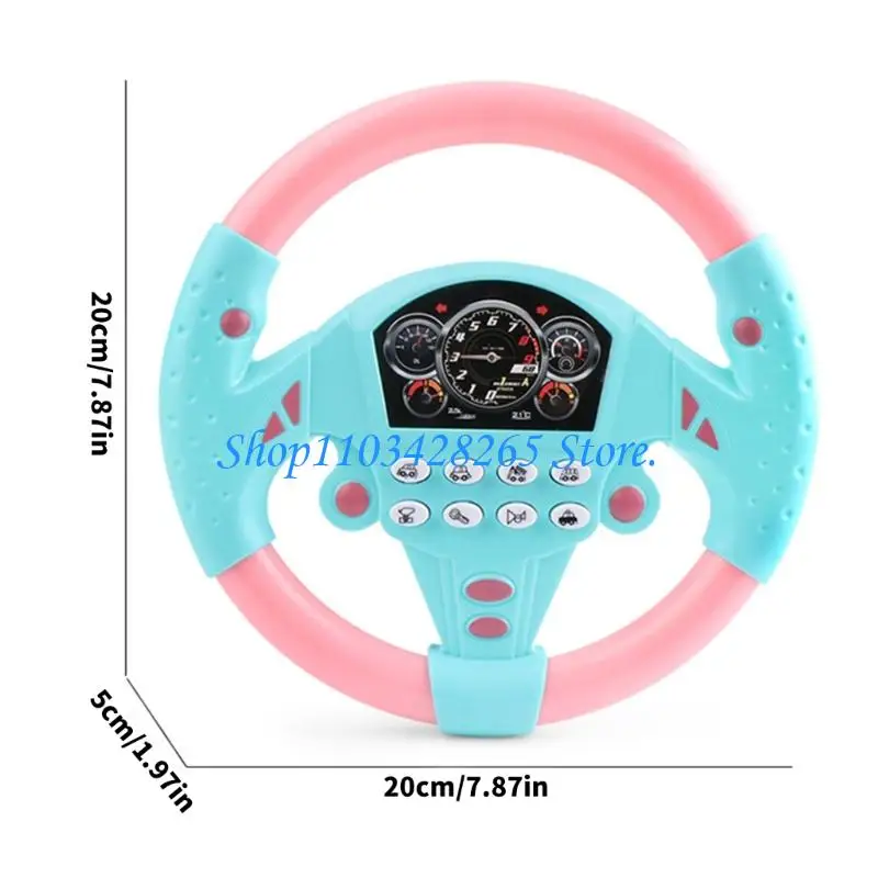 Muzyczna kółko kierownicza Elektryczna symulowana samochodowa zabawka wysłuchana G2TE