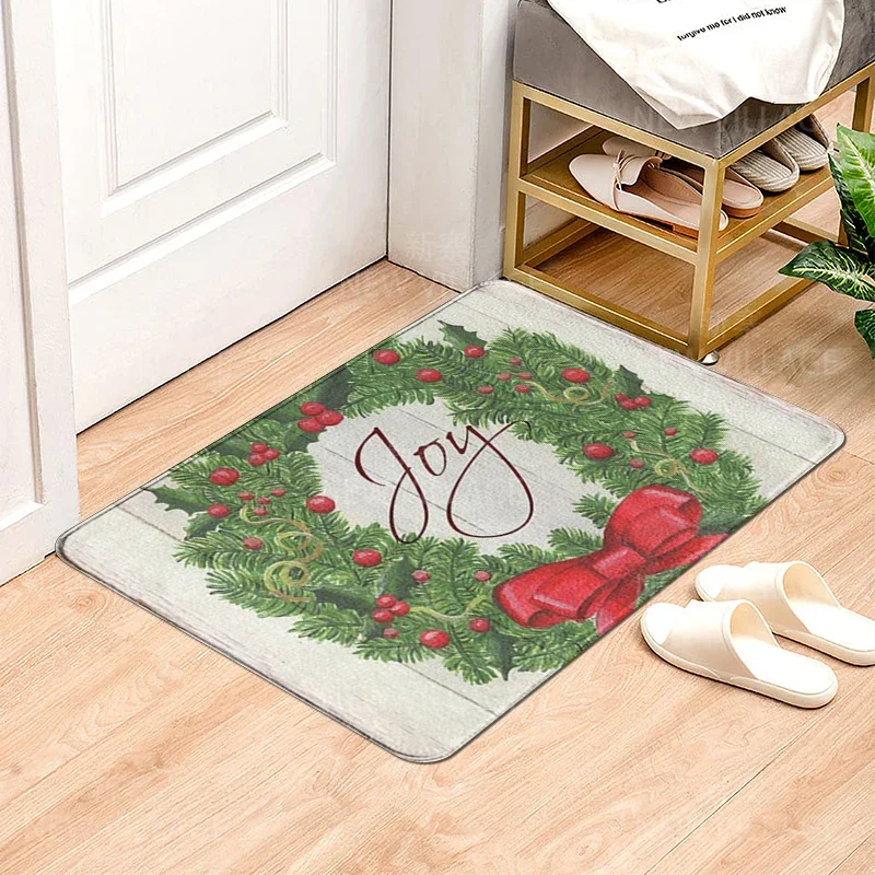 Vintage style non slip shower mat bathroom carpet home decoration floor mat kitchen bedroom living room water absorbing door mat